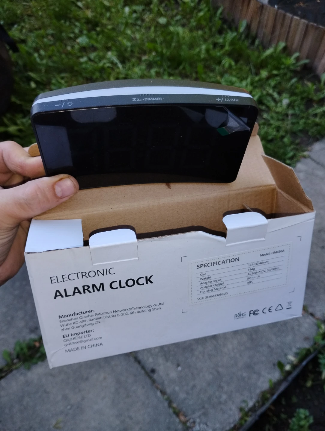 Electronic Alarm Clock ⚽