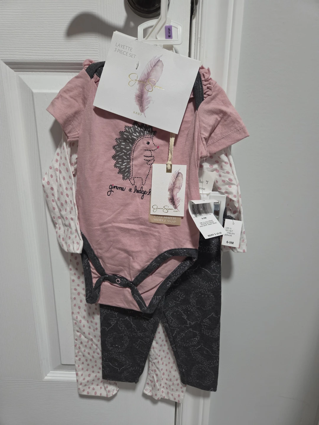 Jessica Simpson Baby Layette 3-Piece Set 6/9 months