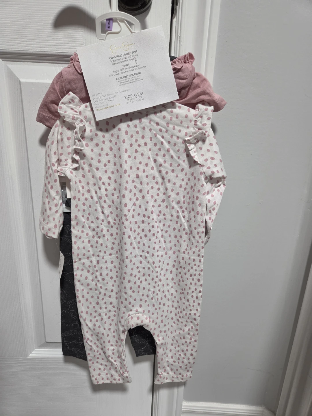 Jessica Simpson Baby Layette 3-Piece Set 6/9 months - photo 2