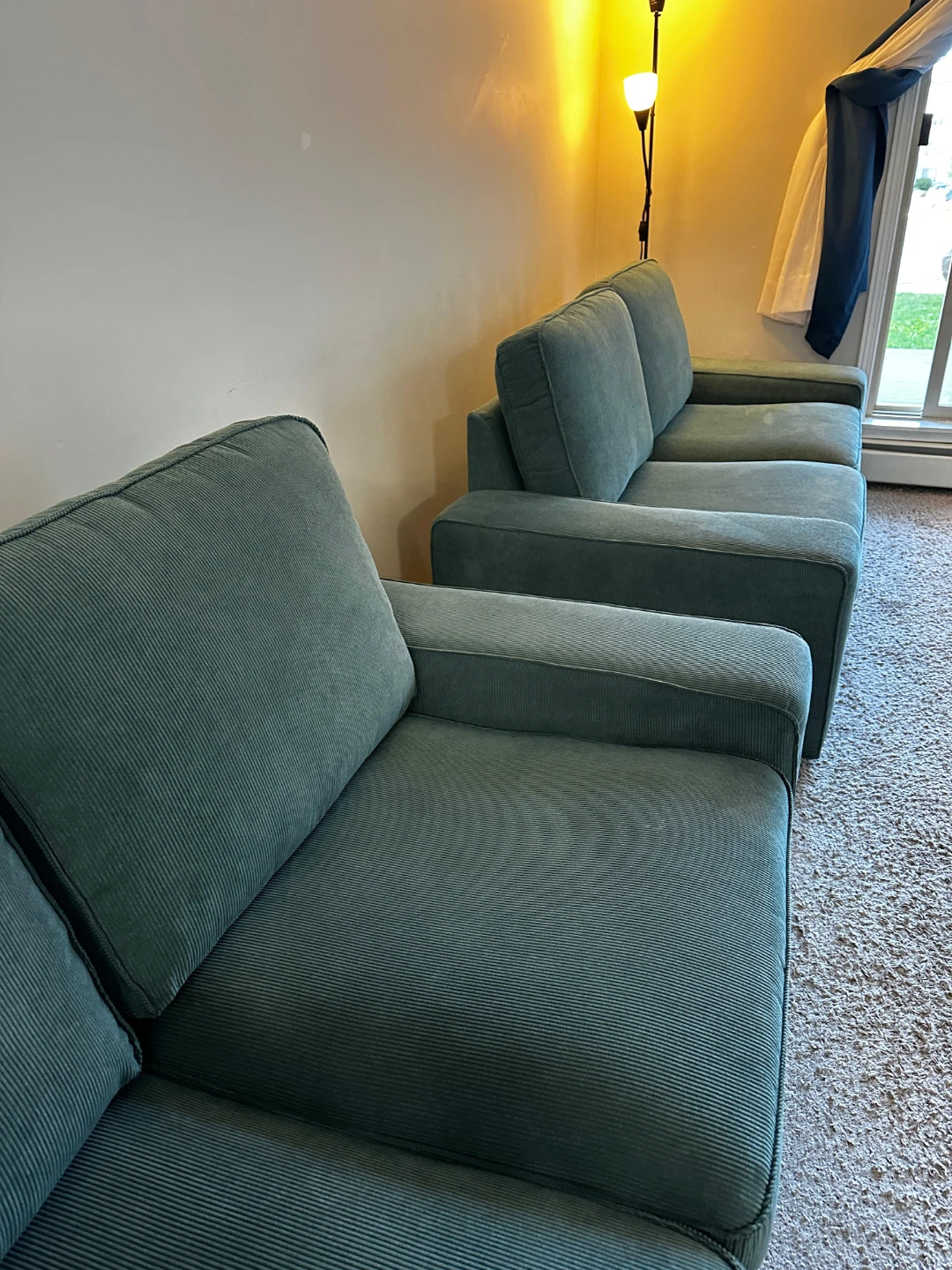 IKEA Turquoise Sofa- 2 SETS