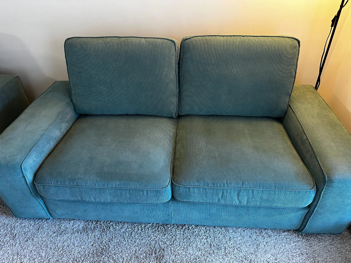 IKEA Turquoise Sofa- 2 SETS - photo 3