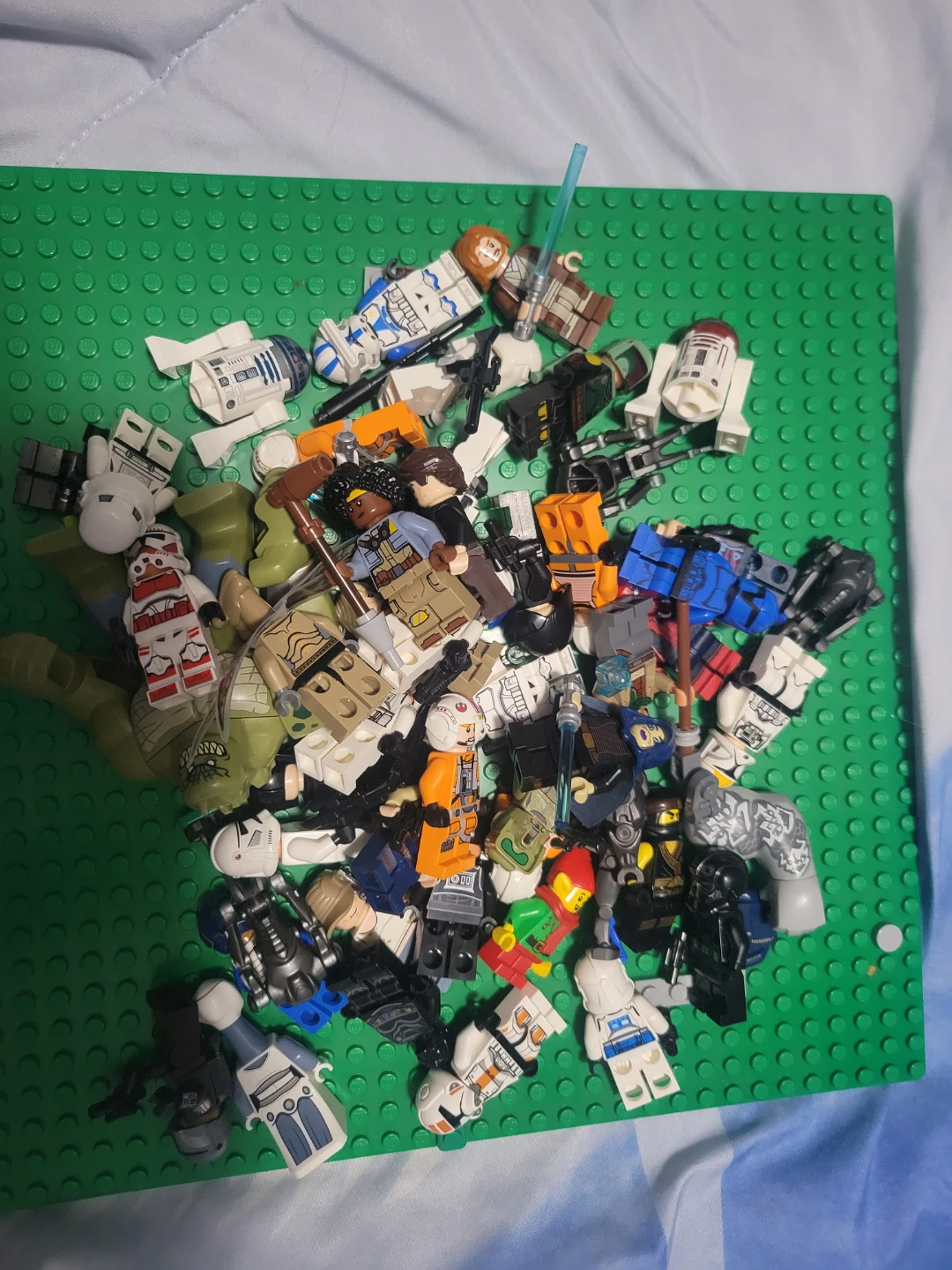 Lego Minifig Bulk STAR WARS,DC,MARVEL,Ninjago 38+ Figures - photo 3