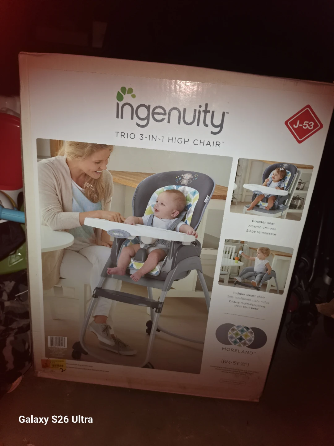 Ingenuity Trio 3-in-1 High Chair