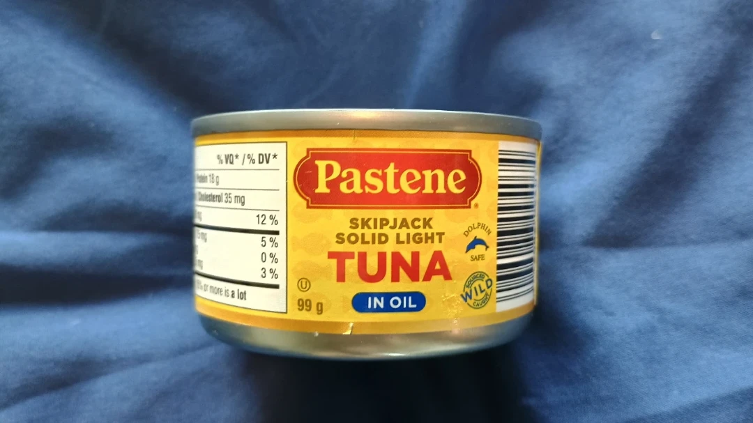 ⚽  Pastene Skipjack Solid Light Tuna in Oil 99g