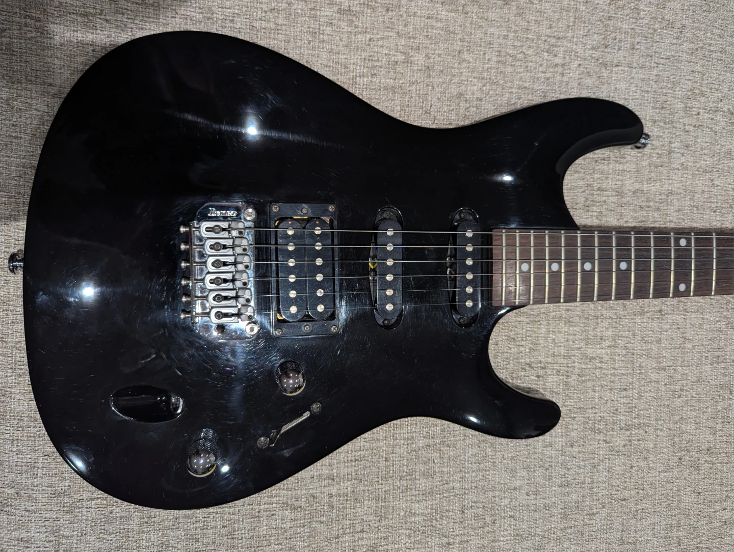 Ibanez sa 160 and Fender Mustang amp - photo 2