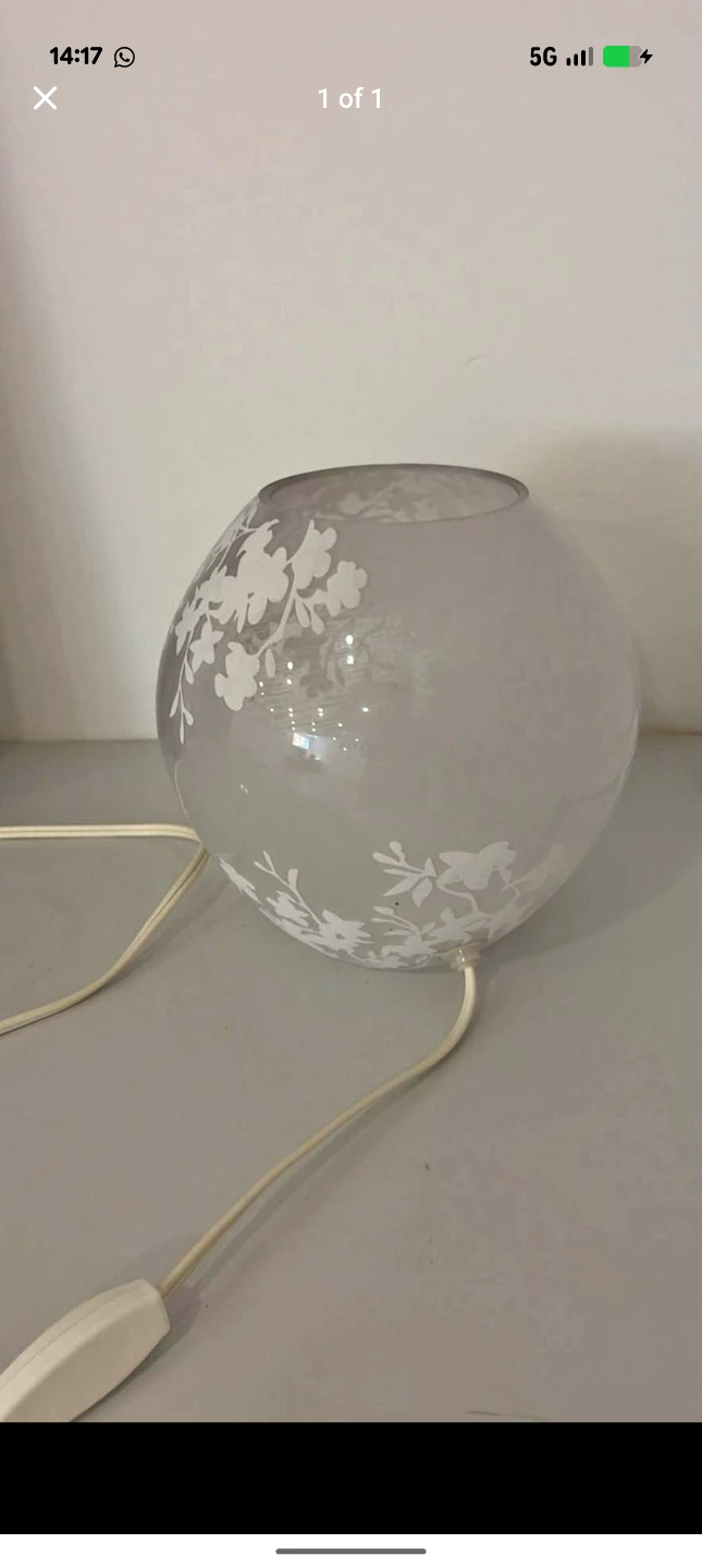 IKEA Glass Table Lamp - photo 2