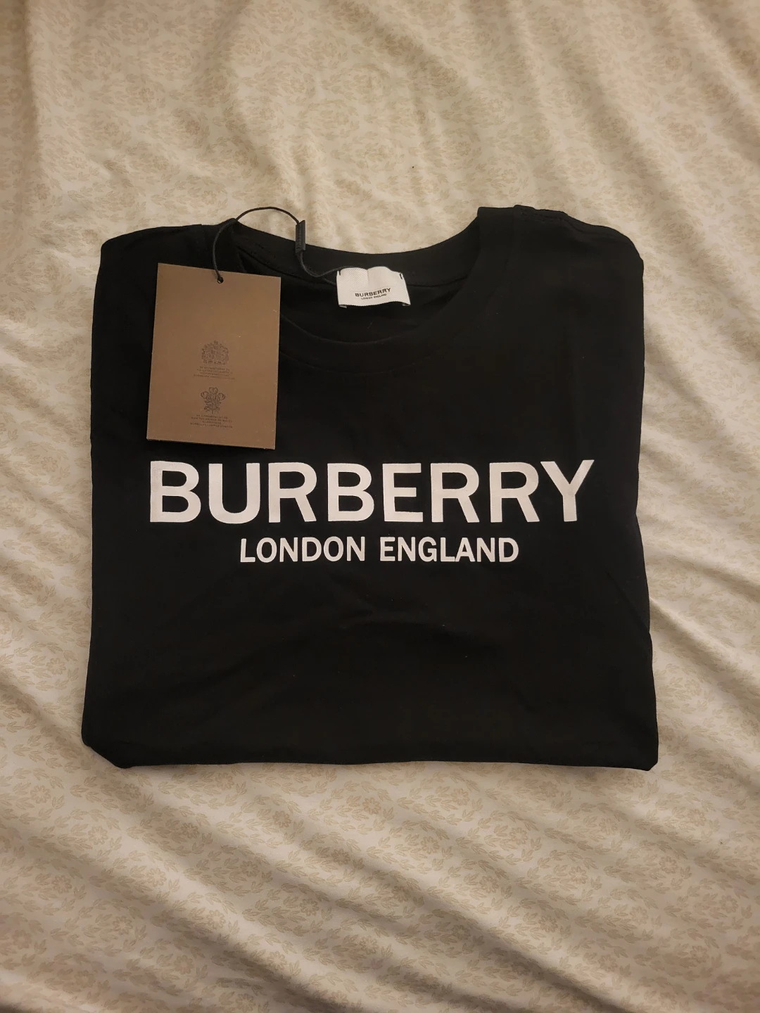 Burberry London England Black T-Shirt