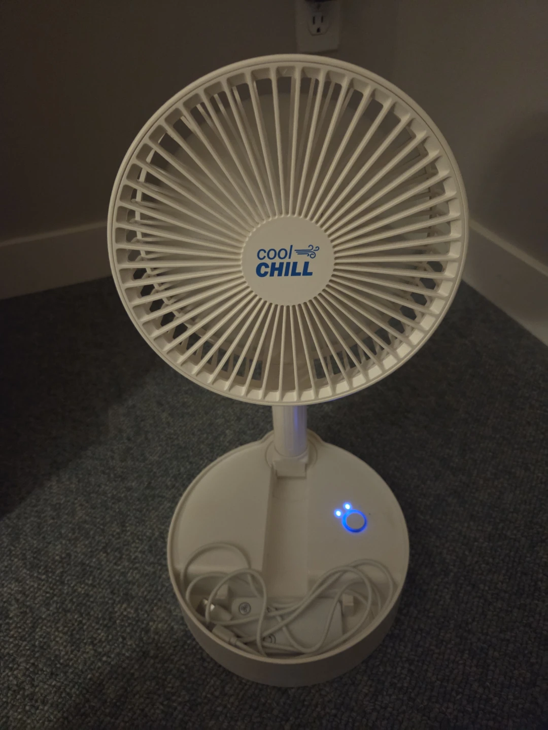 Cool Chill Desk Fan White