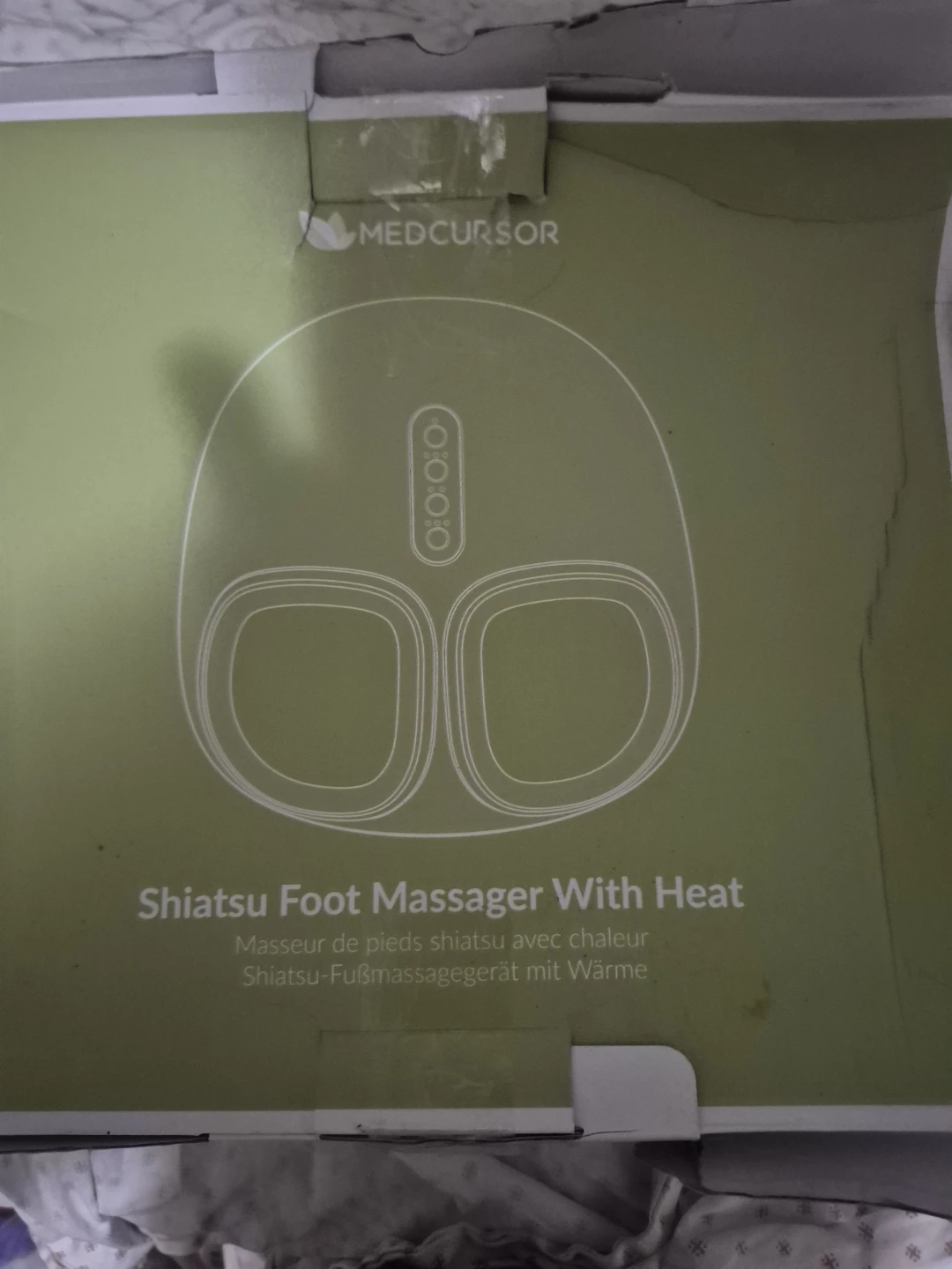 MEDCURSOR Shiatsu Foot Massager With Heat⚽️
