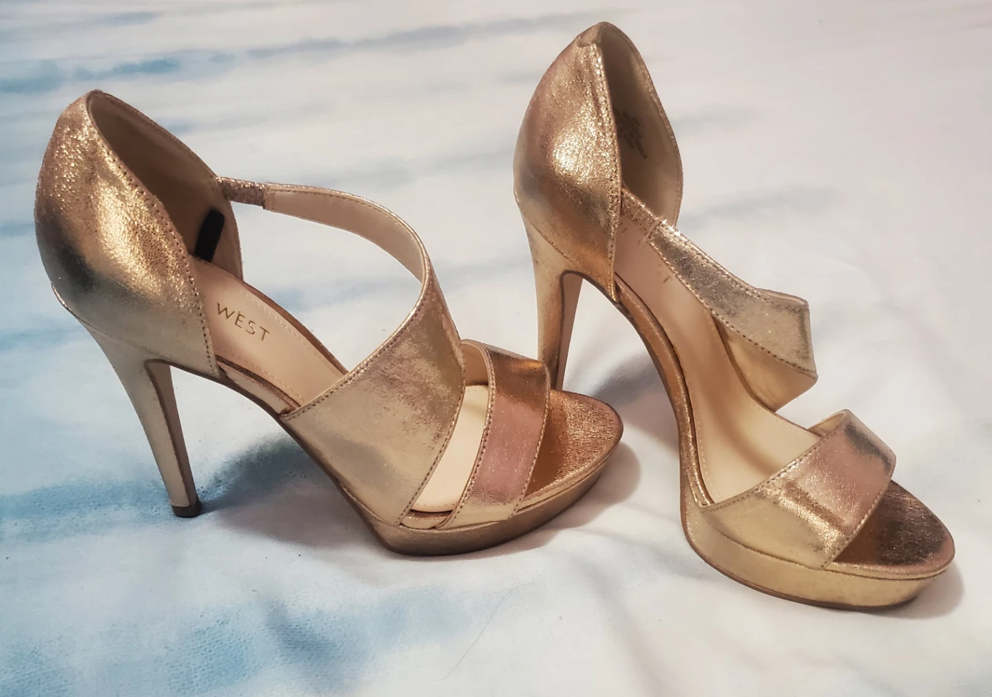 Nine West Women's Rose Gold Heeled Sandals - photo 4