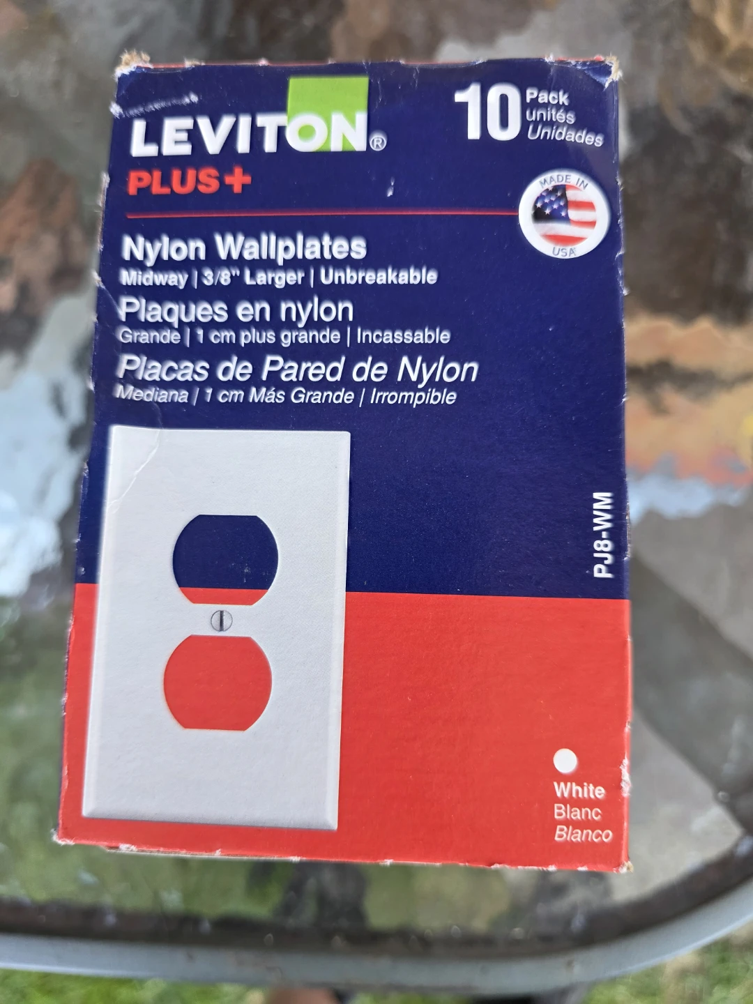 Leviton Plus+ Nylon Unbreakable Wallplates - 10 Pack