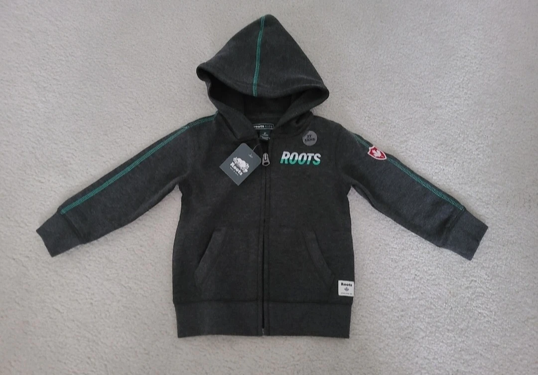 Roots Kids Full Zip Hoodie - Size 2T ⚽️