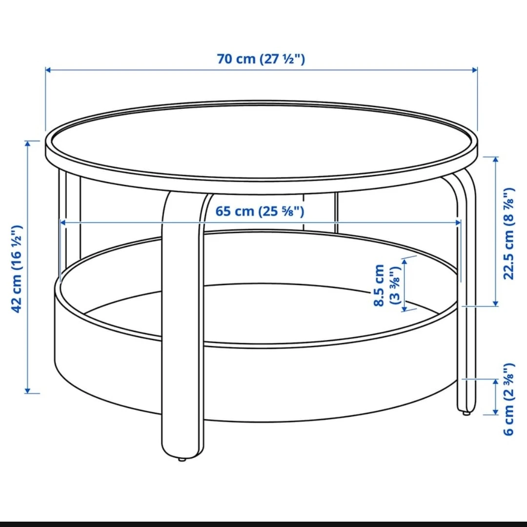 Borgeby Round Coffee Table - photo 5