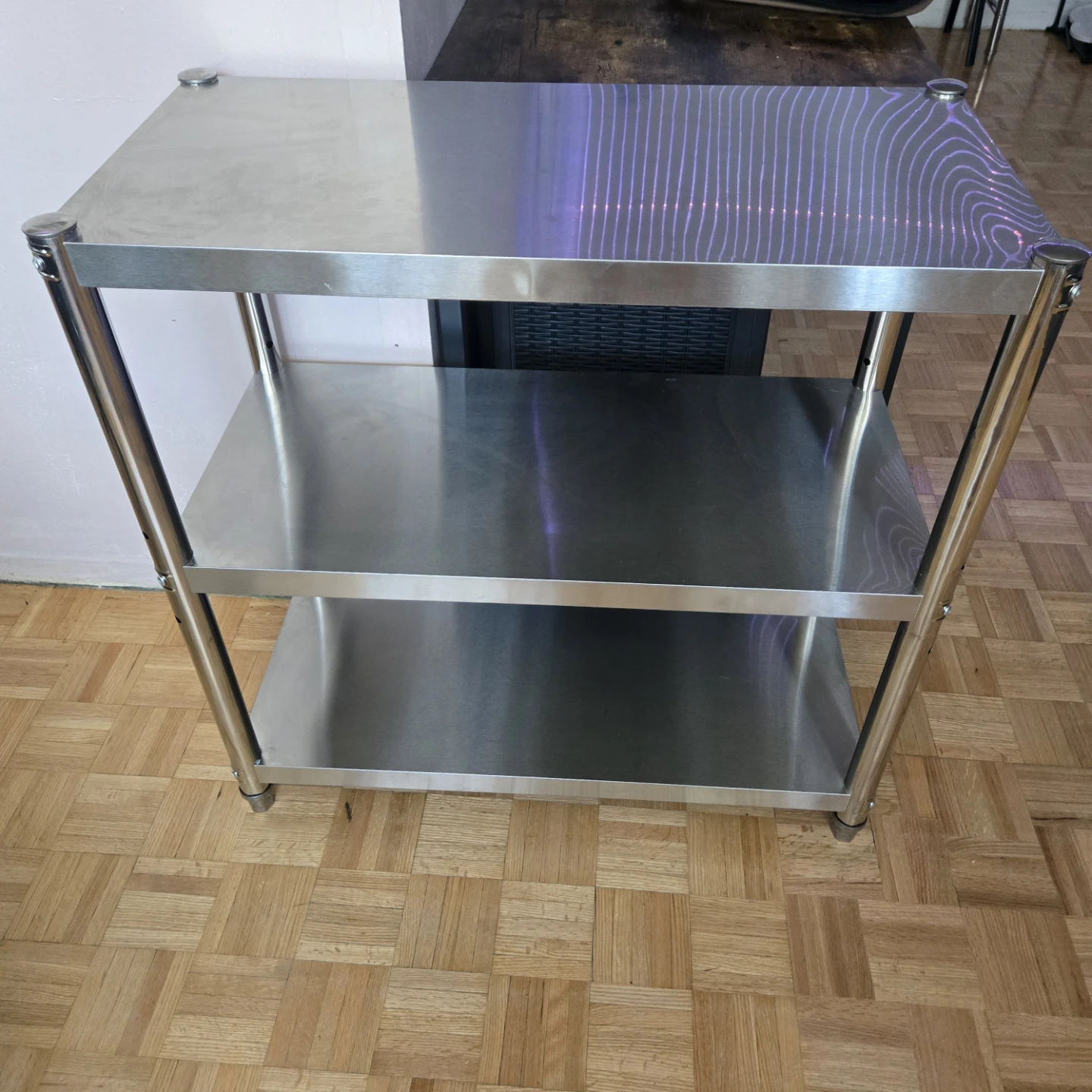 Stainless steel Kitchen island shelf
