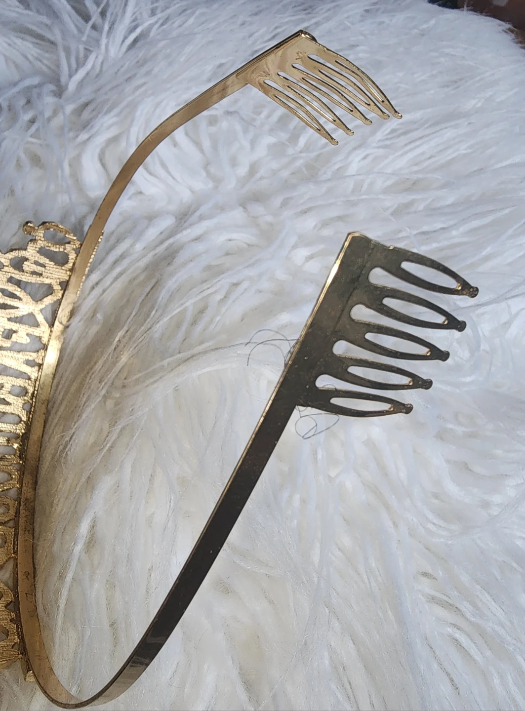 Gold "Happy 50th Birthday" Tiara with Rhinestones - photo 3