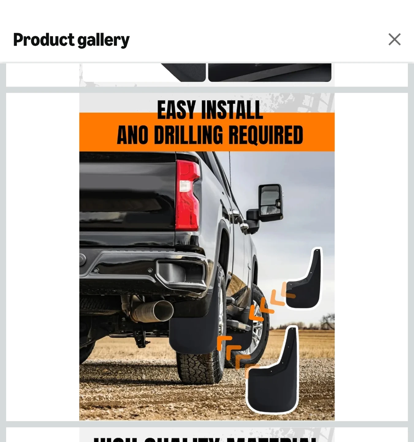 Mud Flaps for Silverado 1500 2500 3500 - photo 4