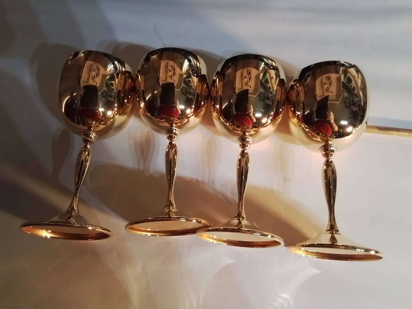 Winter Firelight Gold-Plated Goblets - Set of 4 - photo 5