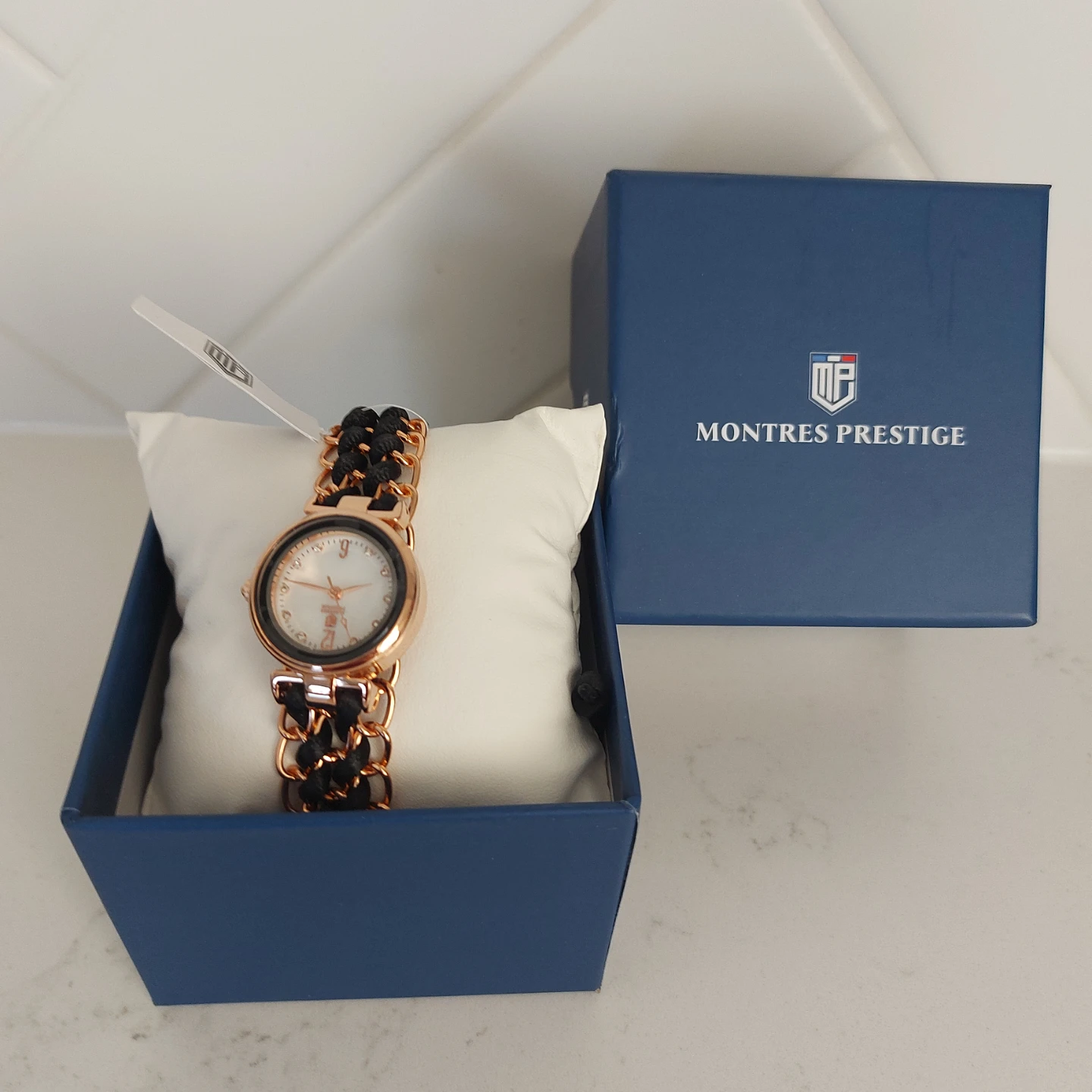 Montres Prestige Quartz Watch Rose Gold & Black - photo 4