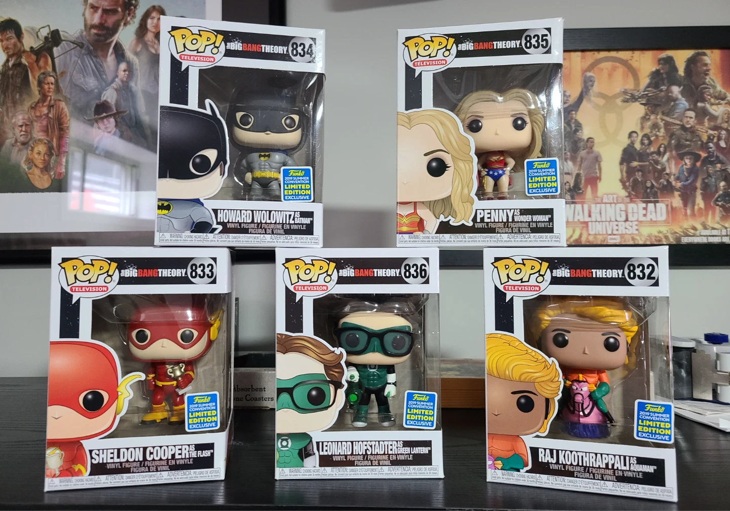 Big Bang Theory 2019 SDCC Exclusive Funko Pops