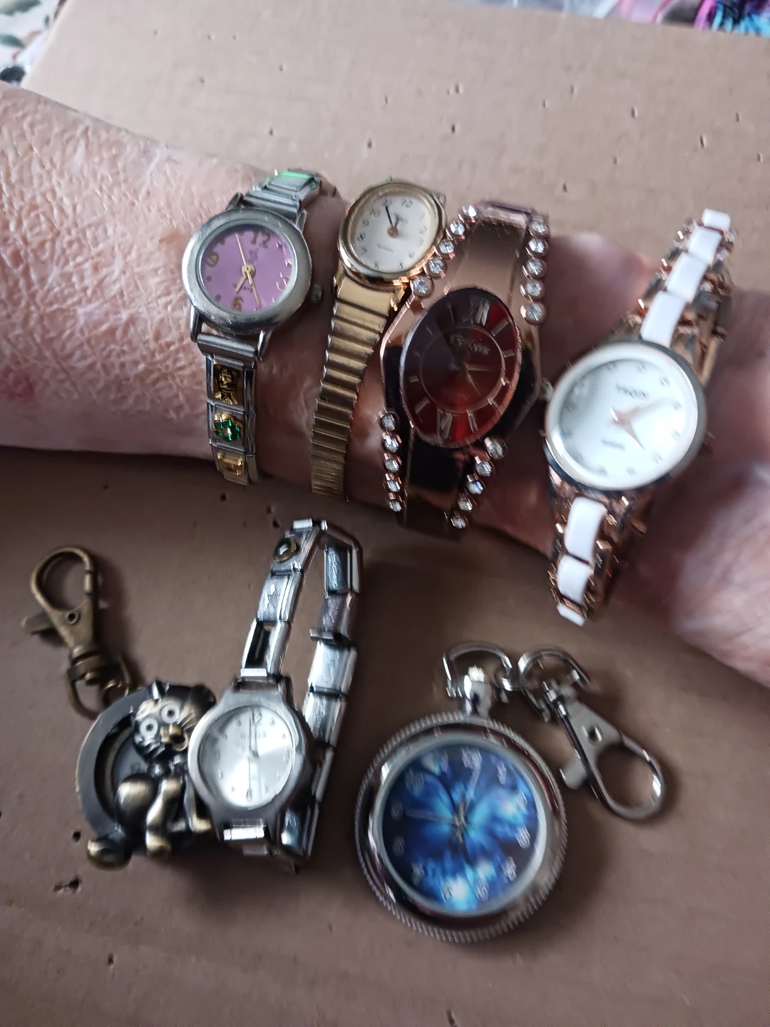 Vintage Assorted Women's Watches and Keychain