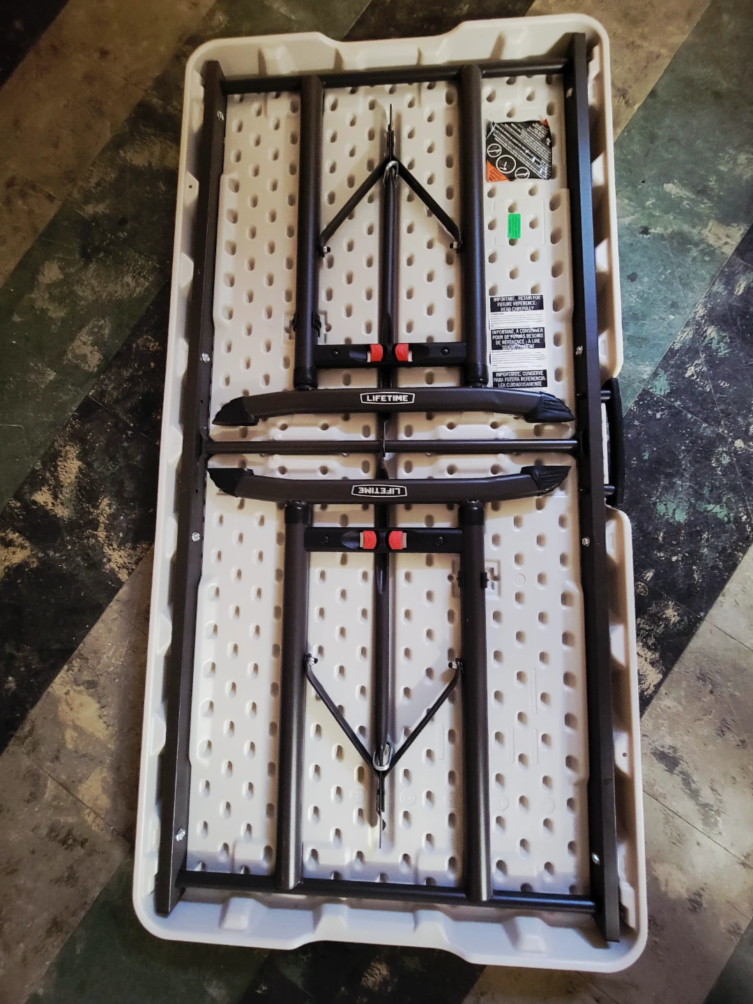 Lifetime 6-Foot Commercial Fold-In-Half Table
