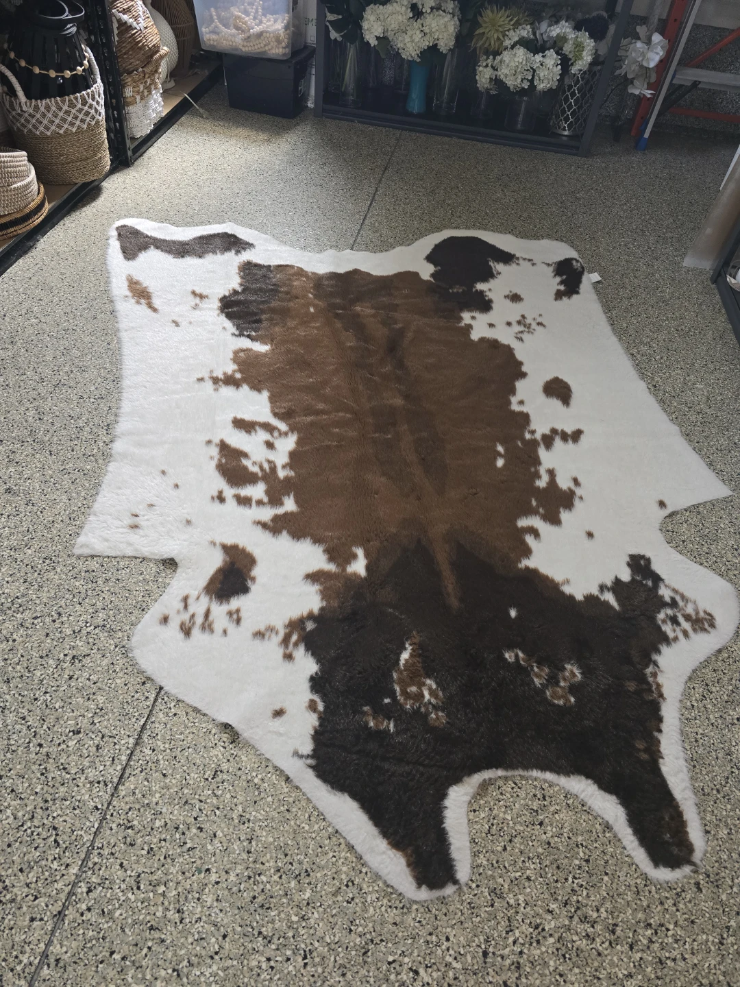 Faux Cowhide Rug