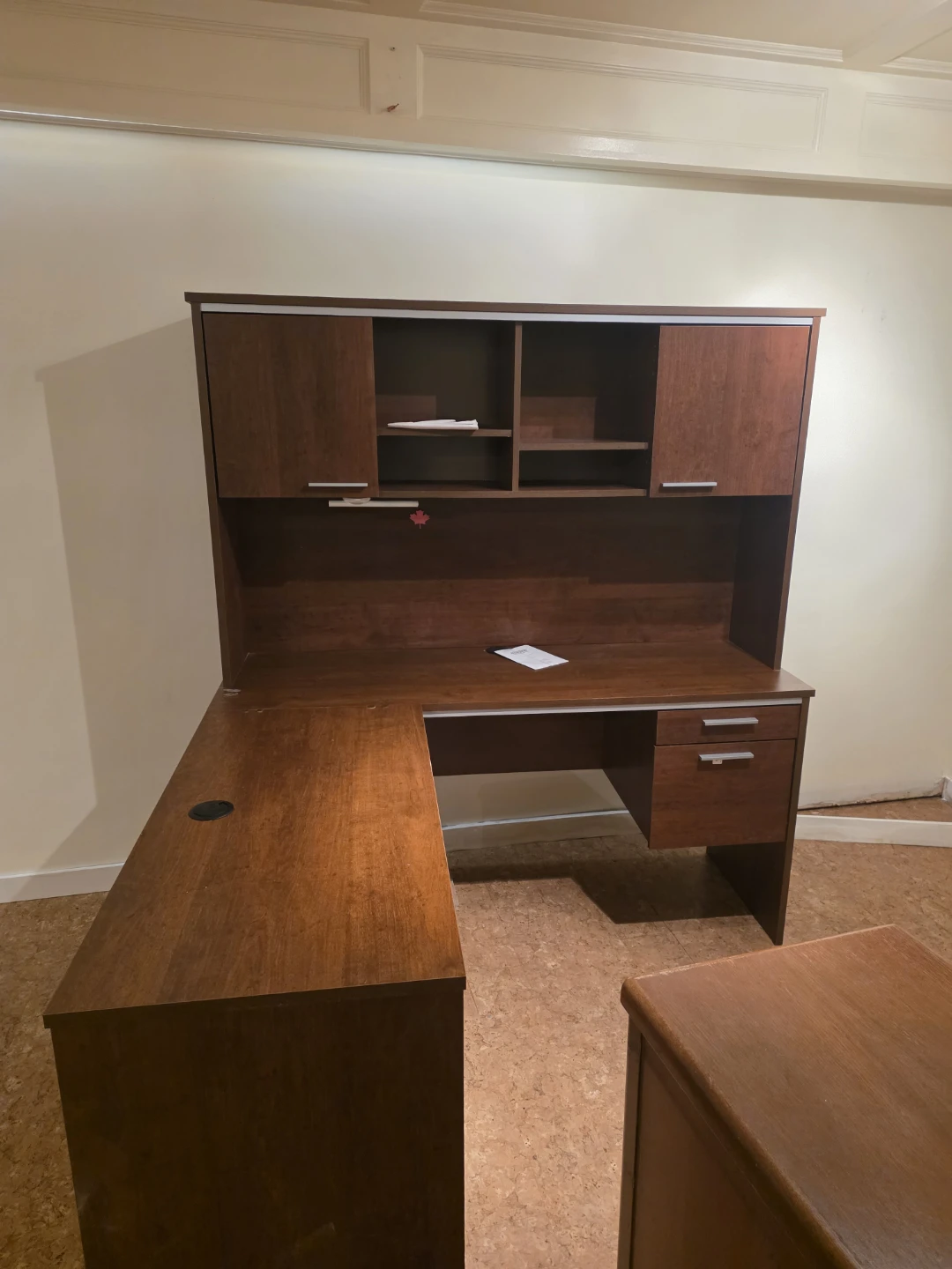 Bestar L-Shaped Desk with Hutch - photo 2