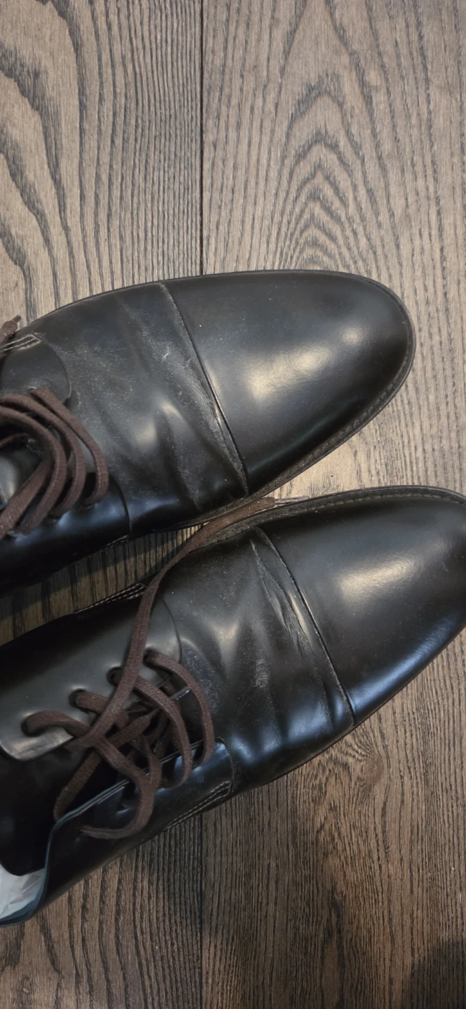 Men's Black Dress Shoes - Size 44 - photo 2