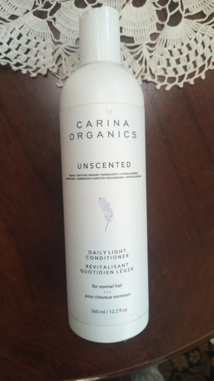 Carina Organics Daily Light Conditioner Unscented 360 ml