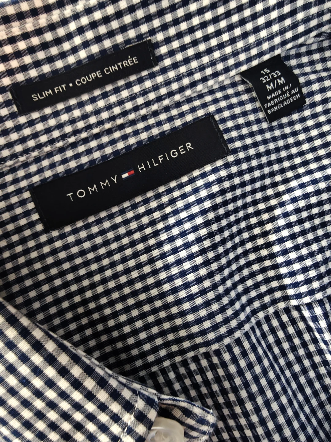 Tommy Hilfiger Slim Fit Medium Gingham Button-Up Shirt - photo 2