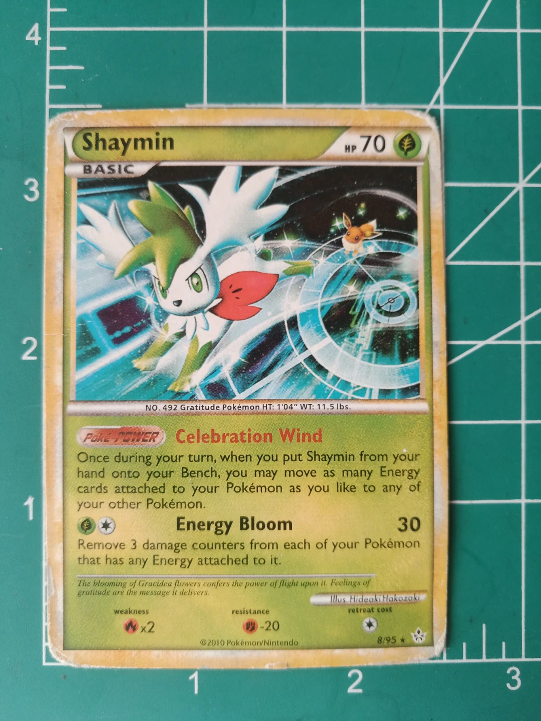 Pokemon Shaymin "Celebration Wind" TCG Card