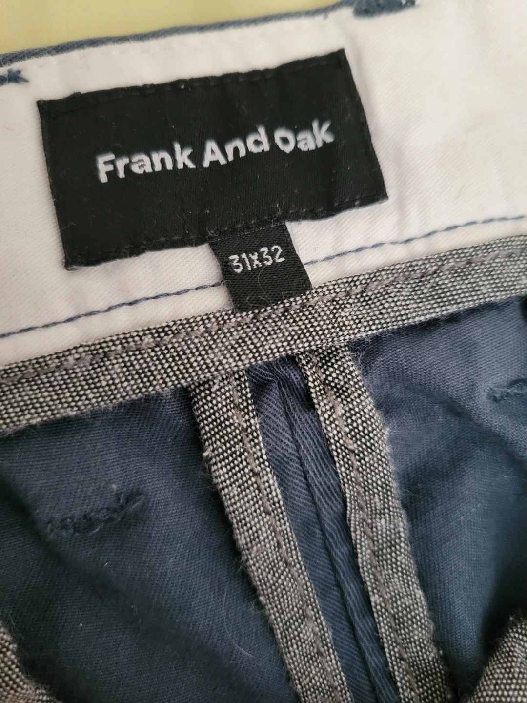 Frank And Oak Blue Chinos Size 31x32 - photo 2