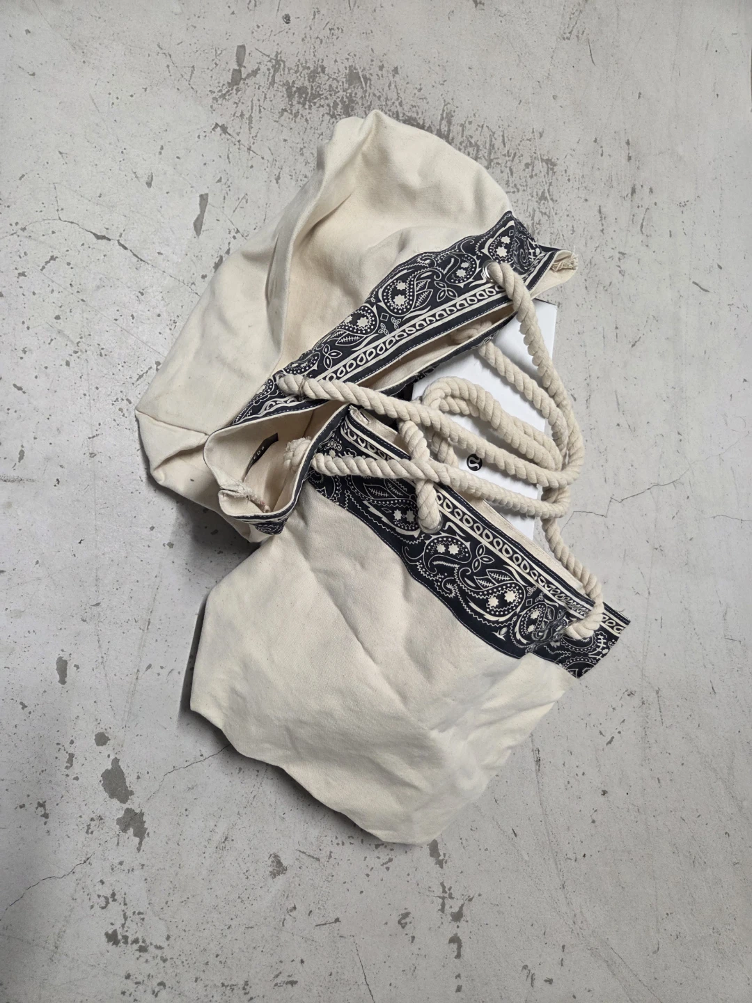 Canvas Tote Bag with Rope Handles - photo 4
