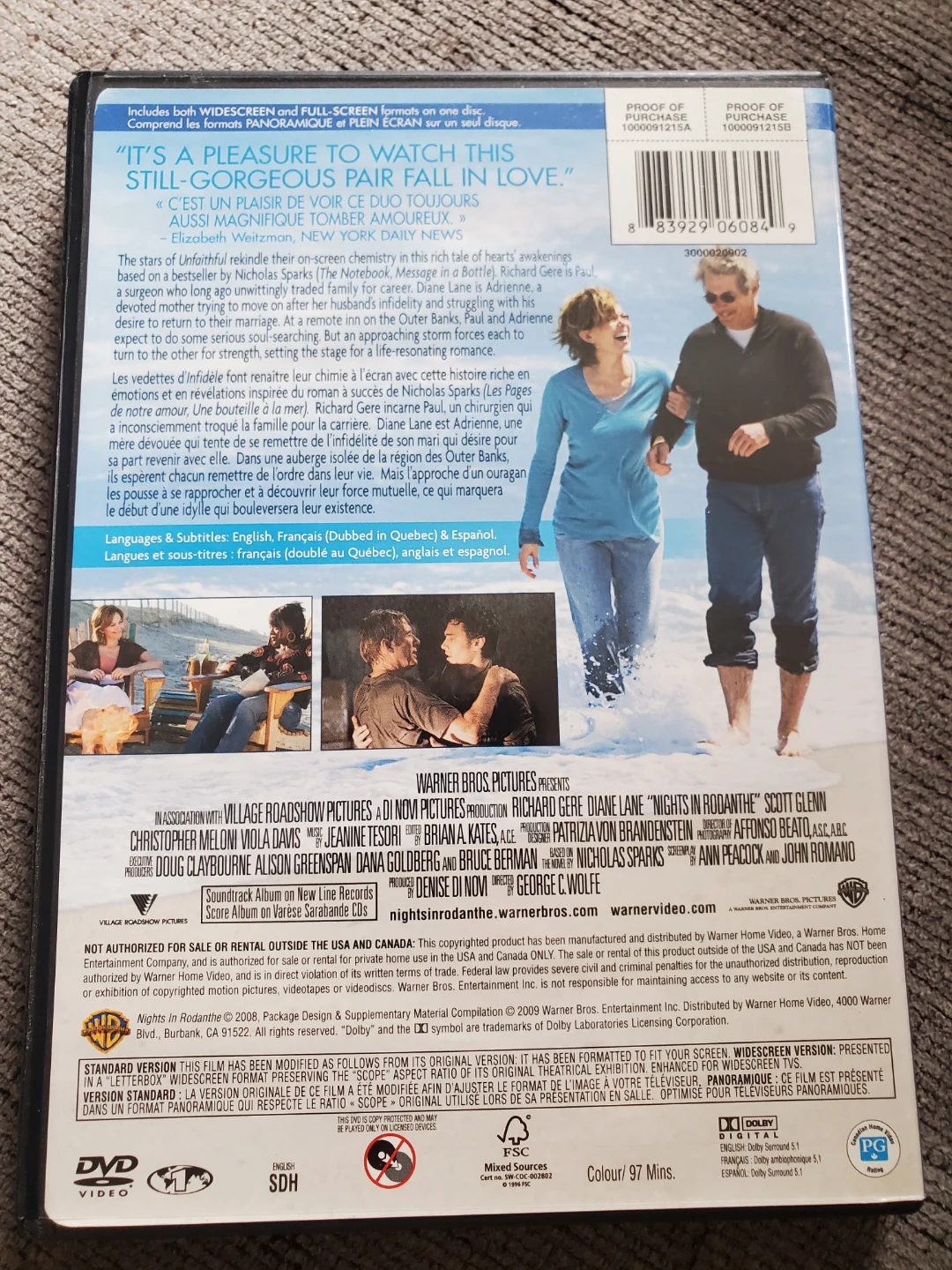 Nights in Rodanthe DVD ⚽ - photo 2