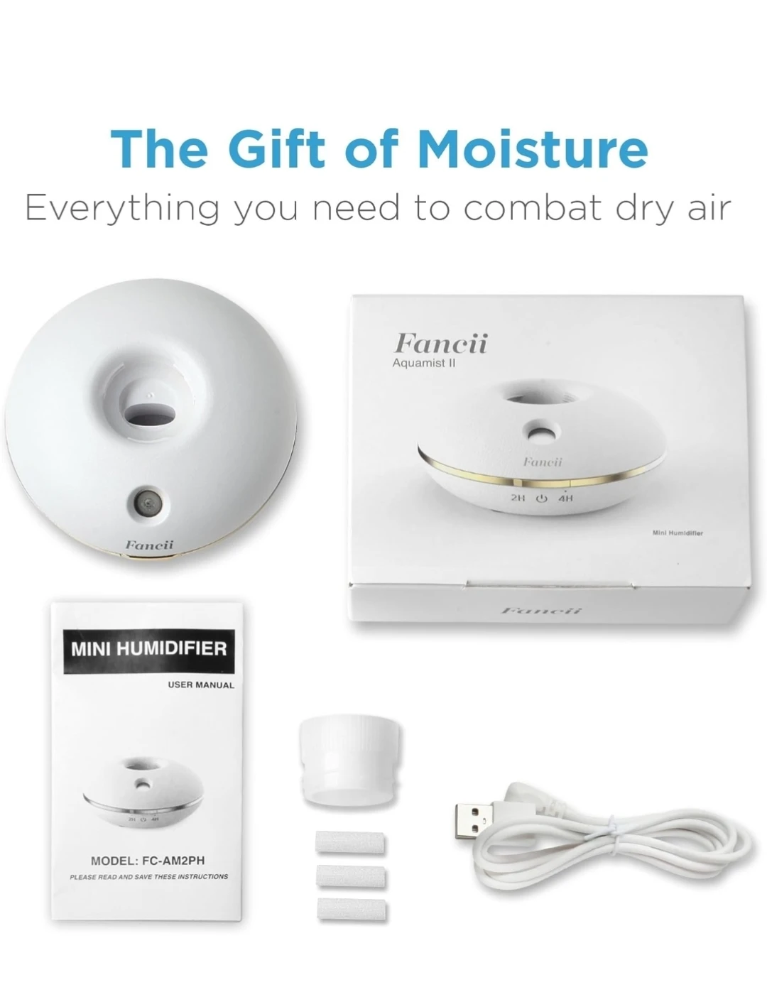 Fancii Aquamist II Mini Humidifier - photo 2