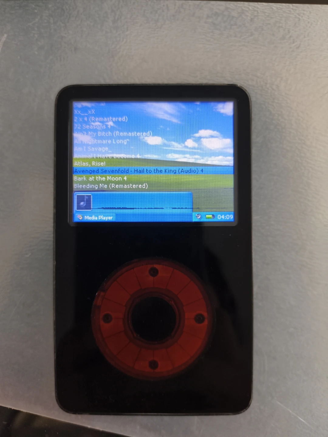 iPod 5th gen w/ upgraded storage