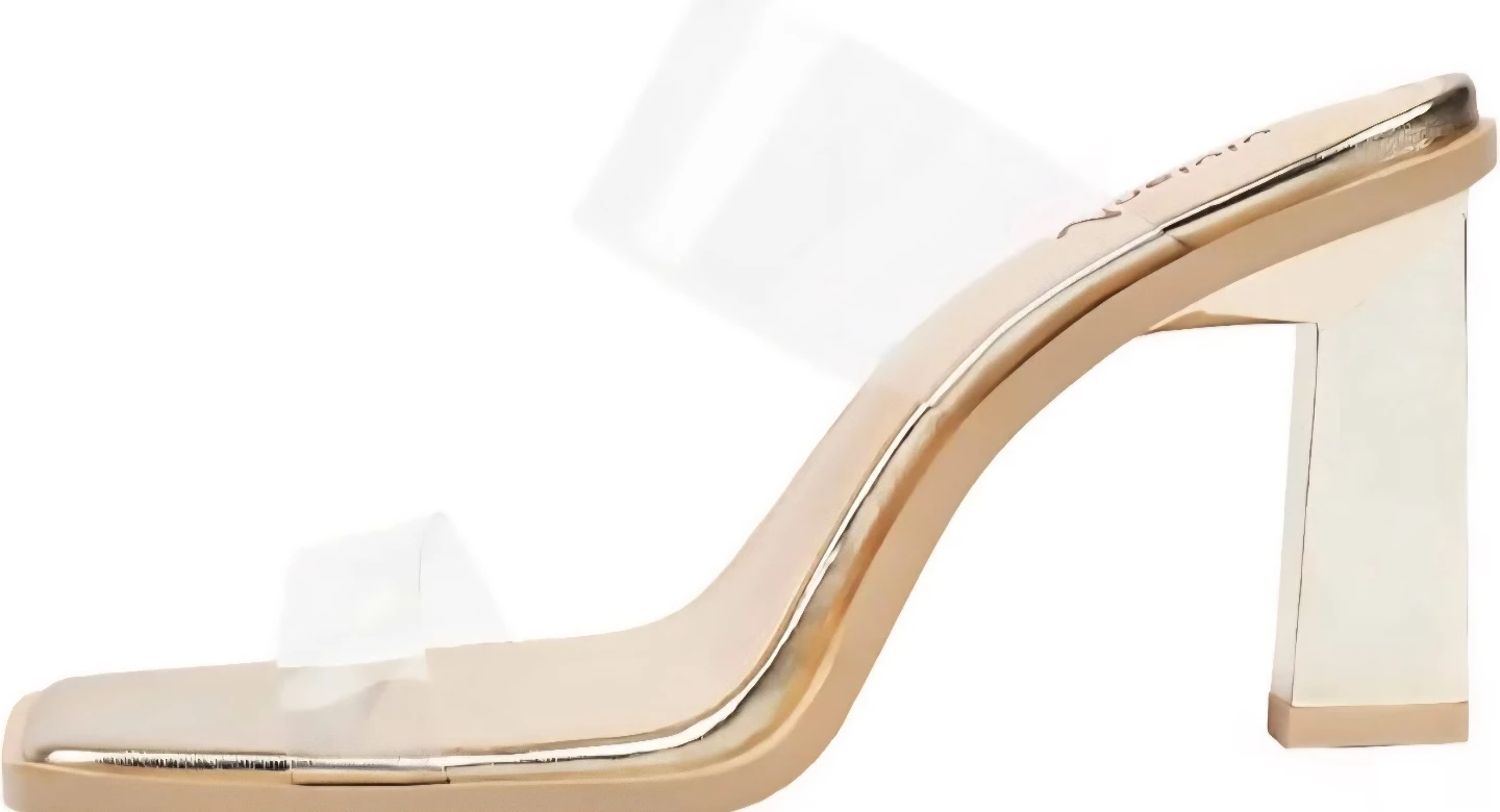 VivianY Clear Block Heel Sandals - photo 3
