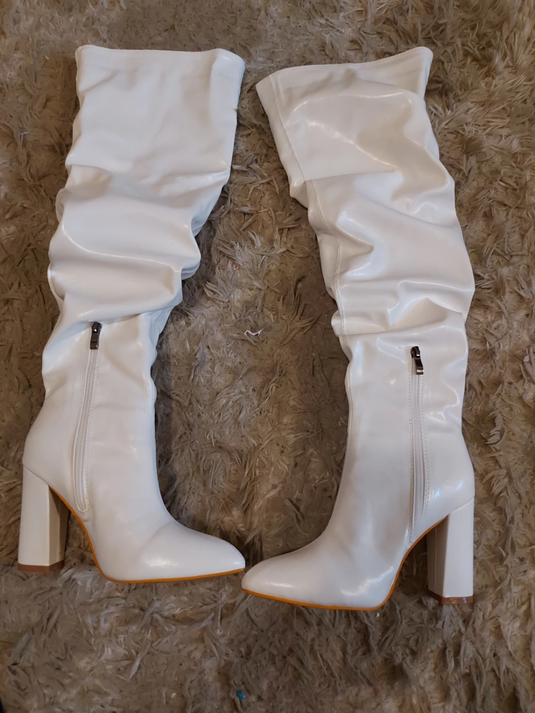 White Over-the-Knee Boots