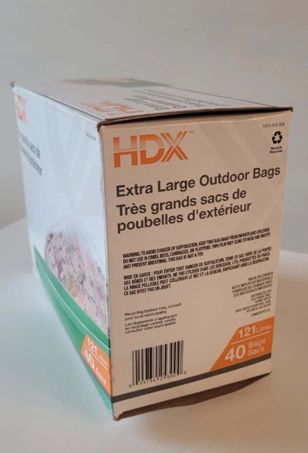 HDX Extra Large Outdoor Bags - 121 Litres, 10 Bags - photo 2