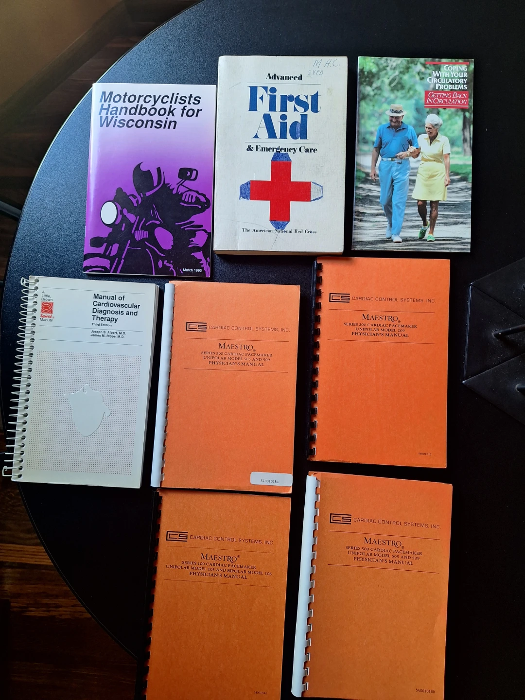 Assorted Medical and Motorcycle Books