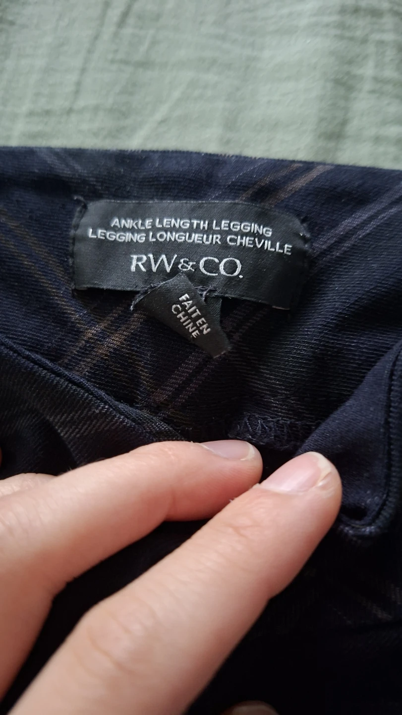 RW & CO. A Plaid Leggings - photo 2
