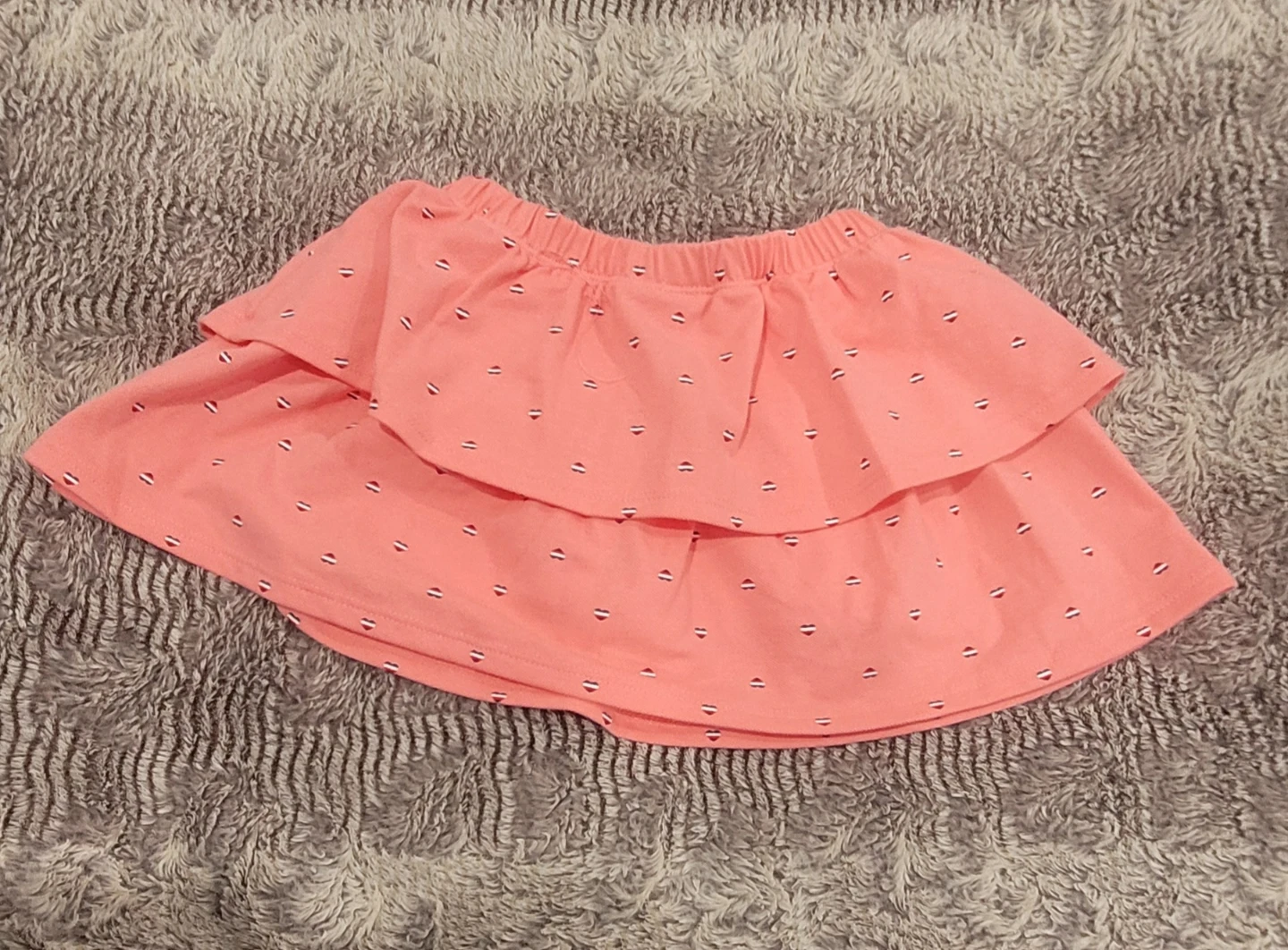 Tommy Hilfiger Baby Girl Coral Polo and Skirt Set - photo 3