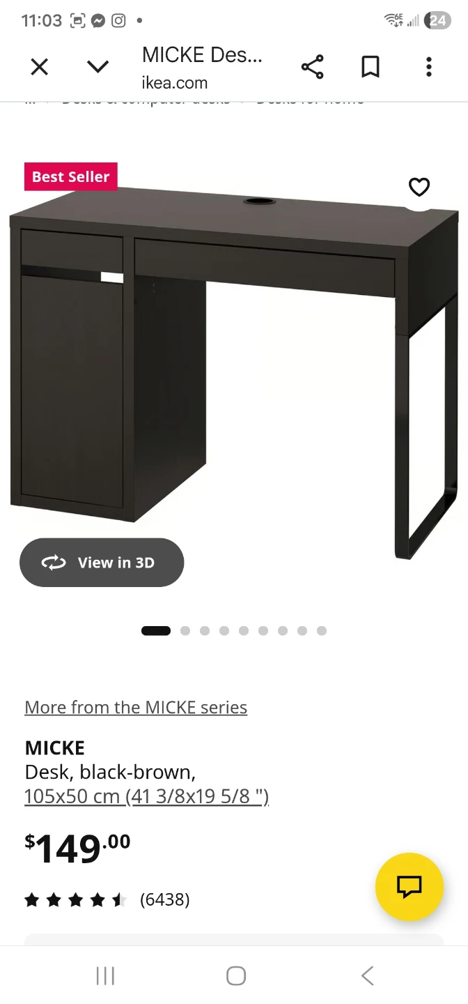 Desk plus drawers plus chair - photo 3