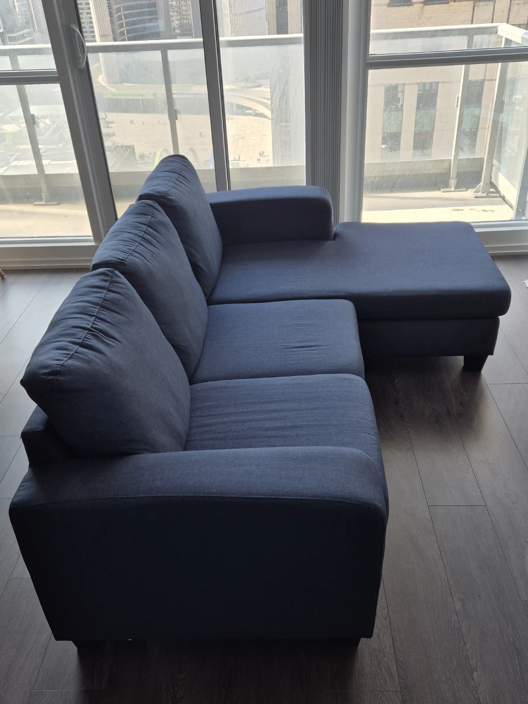 Structube Arnold Sectional Sofa - Blue