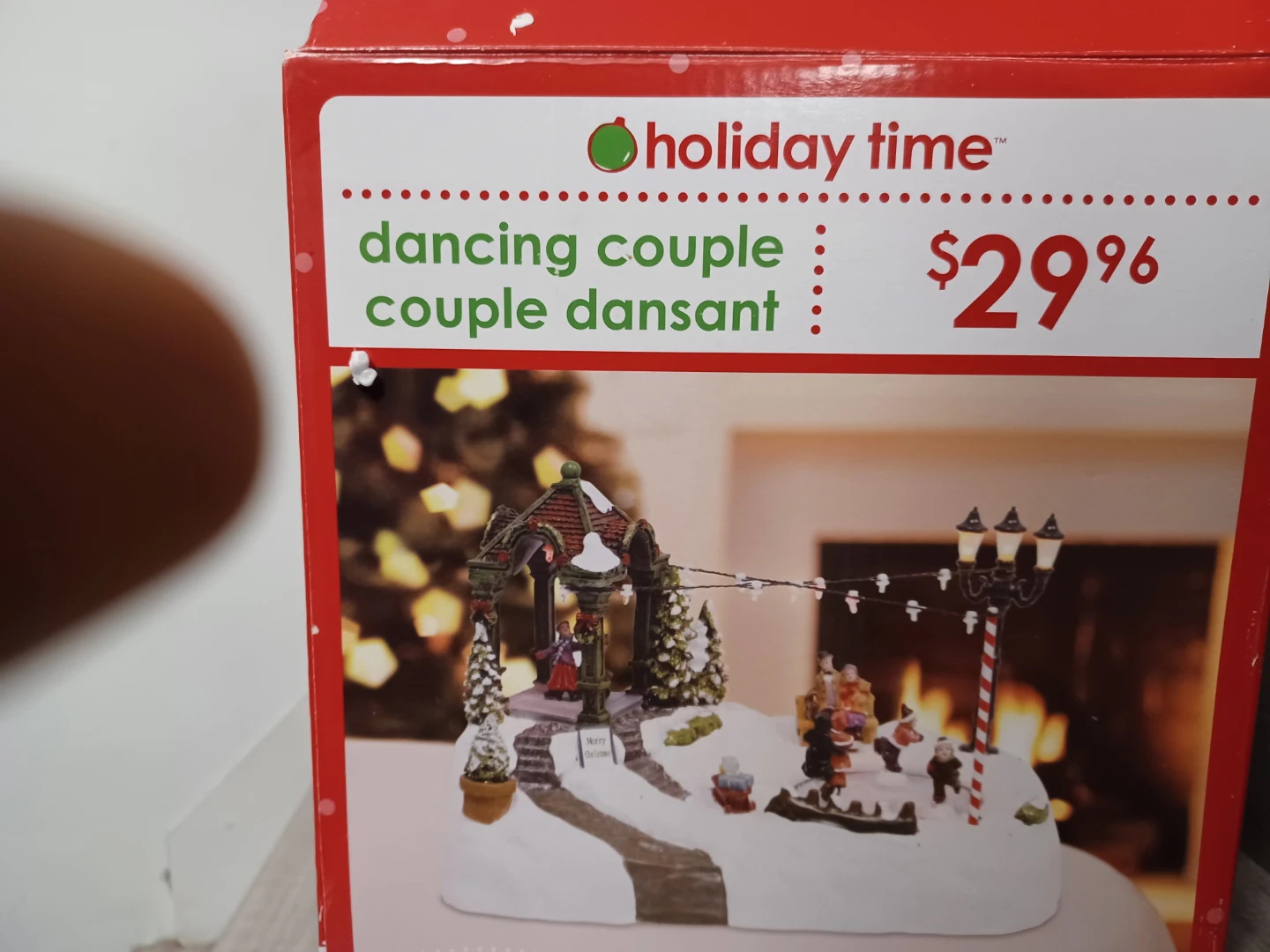 Holiday Time Dancing Couple Christmas Village