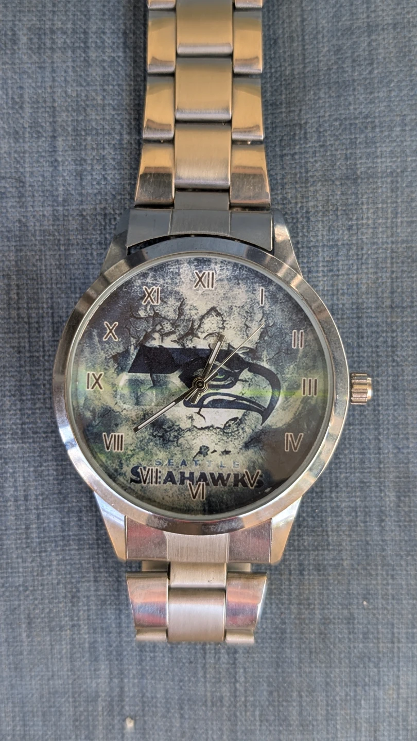 Seattle Seahawks Stainless Steel Watch