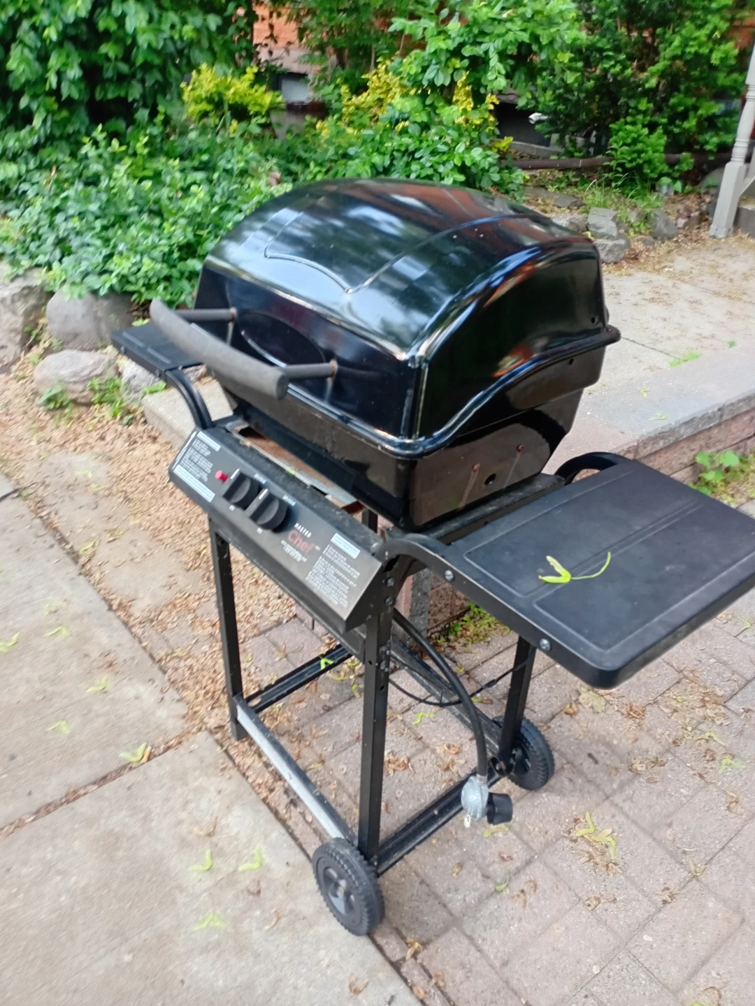 Master Chef Black Propane BBQ Grill