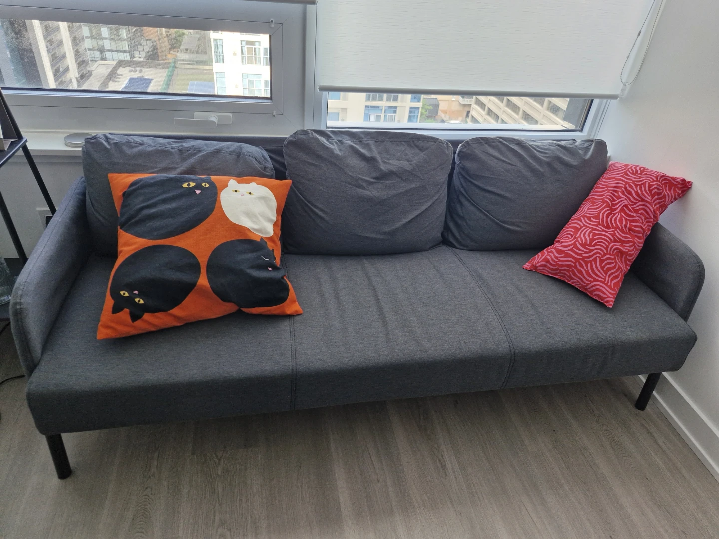 IKEA GLÖSTAD Sofa - Knisa dark gray - photo 2