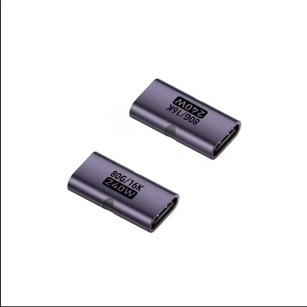 NEW USB C Female to Female Adapter Thunderbolt 5 80Gbps 240W 16K - photo 5
