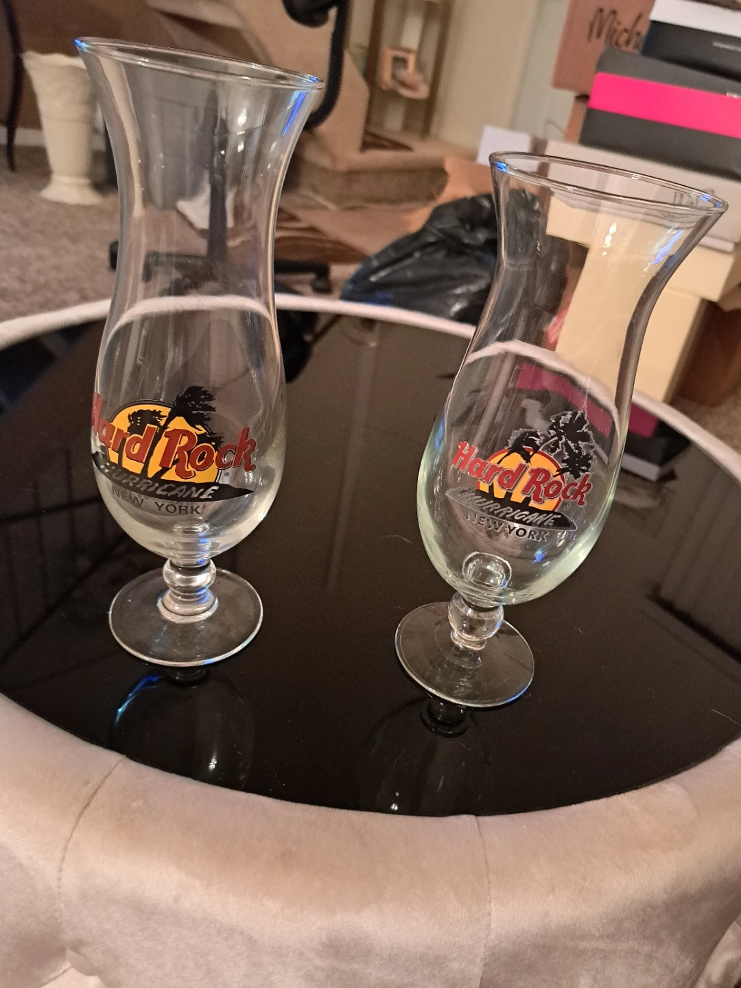 Hard Rock Cafe New York Hurricane Glasses (Set of 2)